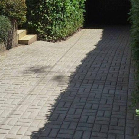pressure washing residential driveways cleaning patio after