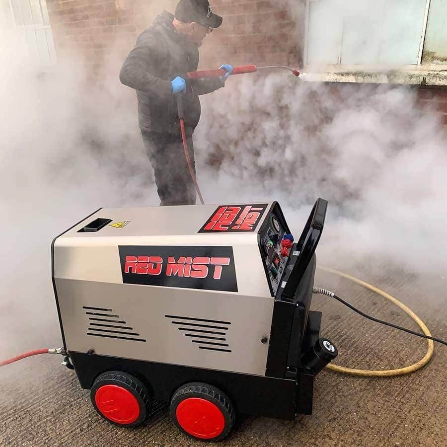 pressure washing residential steam pressure cleaning red mist